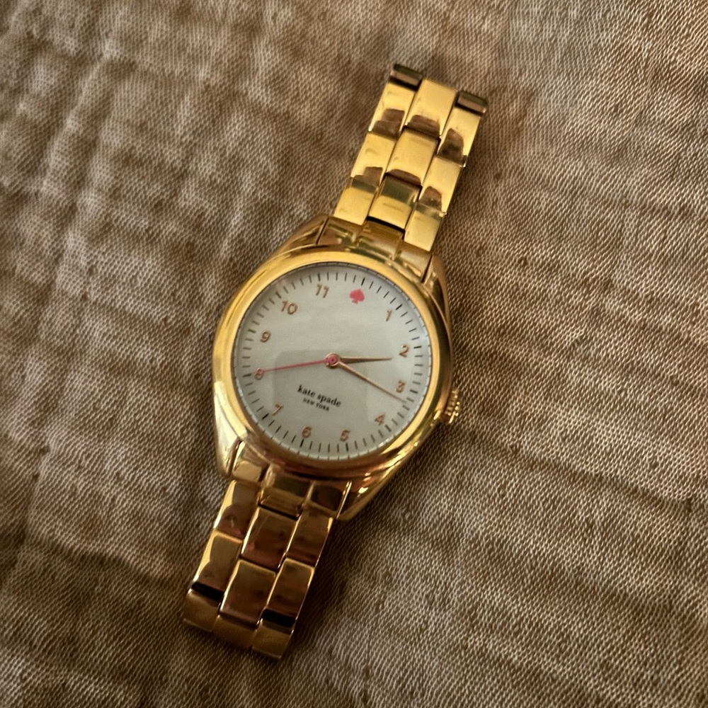 Gold Kate Spade watch